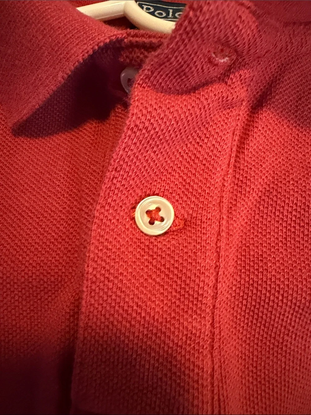 Polo by Ralph Lauren Red Toddler Polo with Blue Pony